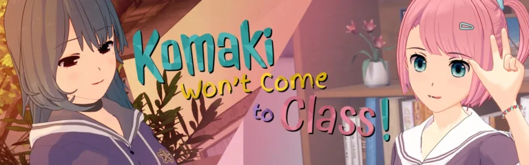 Imagem em destaque de Komaki Won’t Come to Class (Komakiko) [v0.1.1] [atrX] Português PC/Android