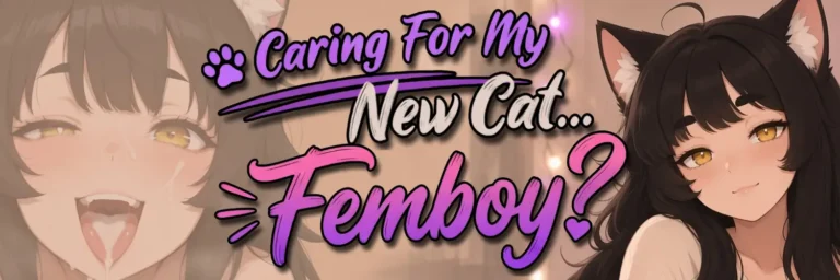 Imagem em destaque de Caring for My New Cat…Femboy? [v0.2.2] [Atomic Garlic] Português PC/Android